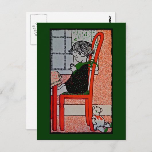 Sprichwort Prayers Postkarte (Vorne/Hinten)