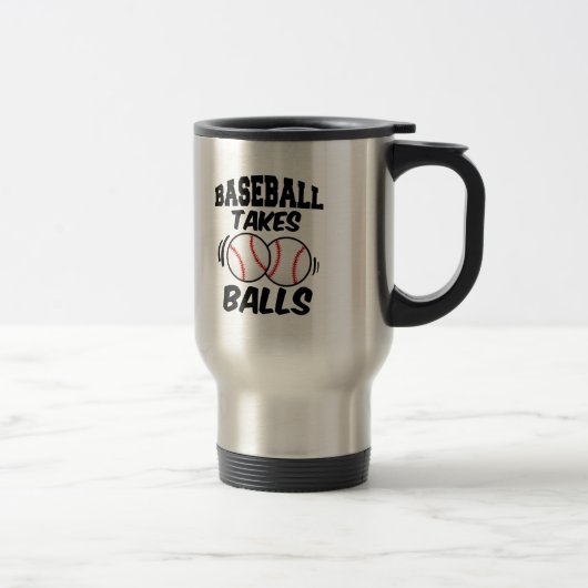 Sprichwort-Reise-Tasse der Baseballnehmenbälle Reisebecher (Rechts)