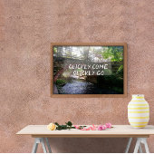 Sprichwort schnell gehen Poster