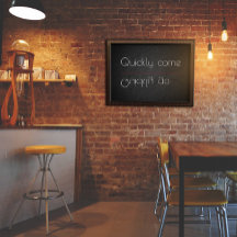 Sprichwort schnell gehen Poster