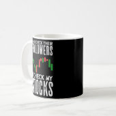 Sprichwort Trader Daytrader Stock Exchange Kaffeetasse (Vorderseite Links)