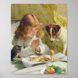 Sprichwort Unsere Gebete Suspense Charles Burton B Poster