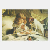 Sprichwort Unsere Gebete, Suspense Charles Burton  Geschenkpapier Set (Vorderseite 3)