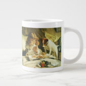 Sprichwort Unsere Gebete, Suspense Charles Burton  Jumbo-Tasse (Rechts)