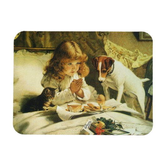 Sprichwort Unsere Gebete, Suspense Charles Burton Magnet (Horizontal)