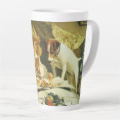 Sprichwort Unsere Gebete, Suspense Charles Burton  Milchtasse (Rechte Ecke)