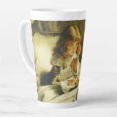 Sprichwort Unsere Gebete, Suspense Charles Burton  Milchtasse (Linke Ecke)