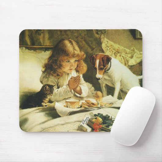 Sprichwort Unsere Gebete, Suspense Charles Burton Mousepad (Mit Mouse)