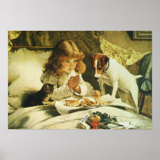 Sprichwort Unsere Gebete, Suspense Charles Burton Poster (Vorne)