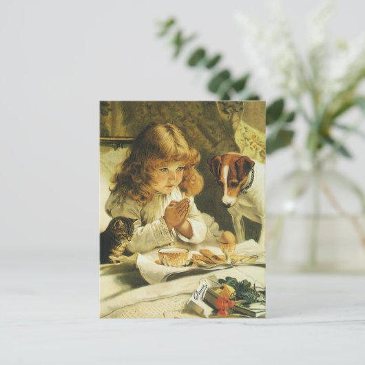 Sprichwort Unsere Gebete, Suspense Charles Burton Postkarte (Stehend Vorderseite)