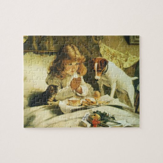 Sprichwort Unsere Gebete, Suspense Charles Burton Puzzle (Horizontal)