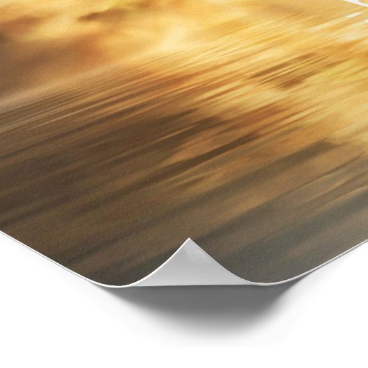 Sprichwort vergiss, was dich an Inspiration verlet Poster (Ecke)