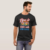 Sprichwort von Spin-Class-Lehrern mit Spin-Klasse T-Shirt (Vorne ganz)