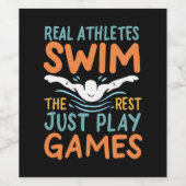 Sprichwort Weinetikett (Einzelnes Label)