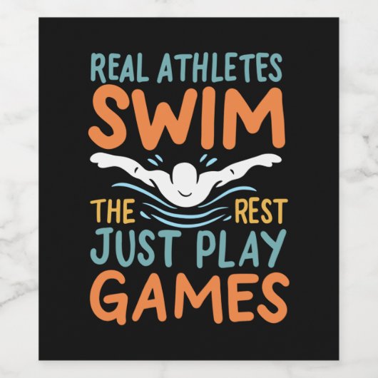 Sprichwort Weinetikett (Einzelnes Label)