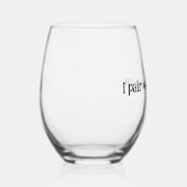 Sprichwort Weinglas Ohne Stiel (Rechts)