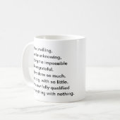 Sprichwort: Wir, das abgeneigte, geführt durch Kaffeetasse (Vorderseite Links)