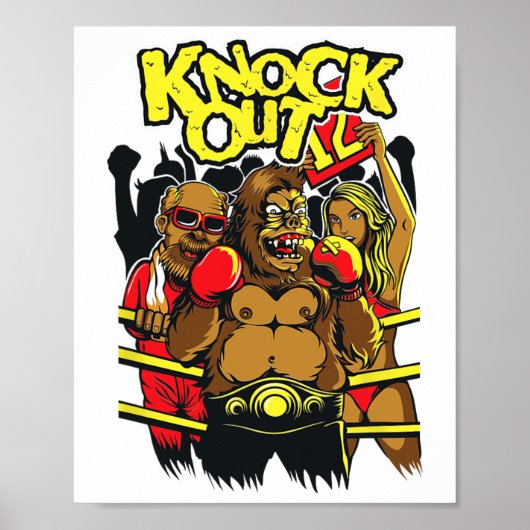 Sprichwort zum Abklopfen Poster (Vorne)