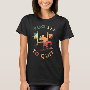 Sprichwort zum Gewichtsheben für ein trainingsförd T-Shirt
