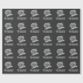 Sprichwort zum Schweißen von Wolken für den Vater  Geschenkpapier (Flach)