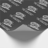 Sprichwort zum Schweißen von Wolken für den Vater  Geschenkpapier (Ecke)