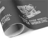 Sprichwort zum Schweißen von Wolken für den Vater  Geschenkpapier (Rolleneckpunkt)