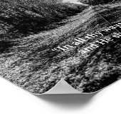 Sprichworte für Schwarz-Weiß-Züge Poster (Ecke)