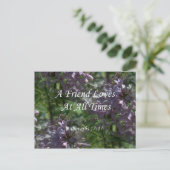 Sprichwörter17-17 ~ Lilacs Postkarte (Stehend Vorderseite)