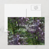 Sprichwörter17-17 ~ Lilacs Postkarte (Vorne/Hinten)