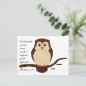 Sprichwörter 13:20 - Postkarte (Stehend Vorderseite)