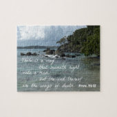 Sprichwörter 14:12 Es gibt einen Weg, der richtig  Puzzle (Horizontal)