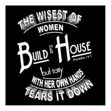 Sprichwörter 14:1 Poster