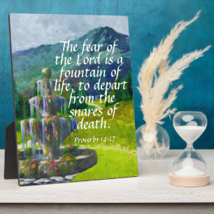 Sprichwörter 14:27 fotoplatte