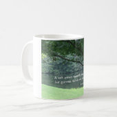 Sprichwörter 15:1 Eine weiche Antwort, die Zorn we Kaffeetasse (Vorderseite Links)