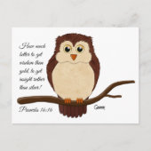 Sprichwörter 16:16 - Postkarte (Vorderseite)