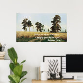 Sprichwörter 16:18 poster (Heimbüro)