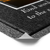 Sprichwörter 16:24 - Kunstdruck Poster (Ecke)