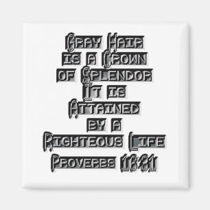 Sprichwörter 16:31 magnet