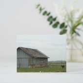 Sprichwörter 16:8 Old Barn Postcard Postkarte (Stehend Vorderseite)
