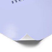 Sprichwörter 17:22 | Biologisches Angebot | Lavend Poster (Ecke)