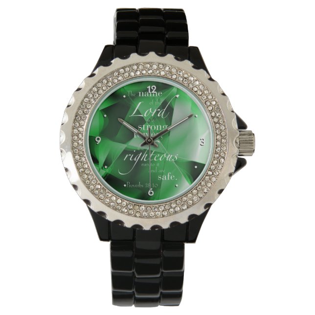 Sprichwörter 18:10 armbanduhr (Vorderseite)