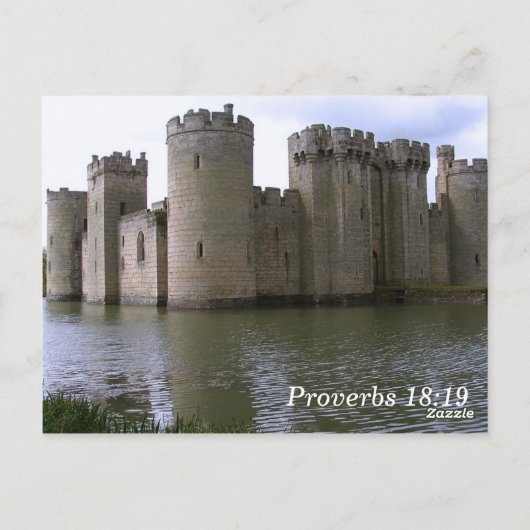 Sprichwörter 18 19 Offid Brother Bible Verse Card Postkarte (Rückseite)