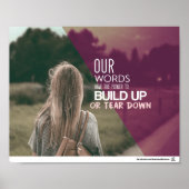 Sprichwörter 18:21 - Der Power der Zunge Poster (Vorne)