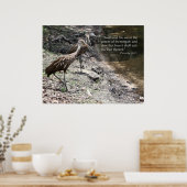 Sprichwörter 18:21 Schrift drucken Poster (Küche)