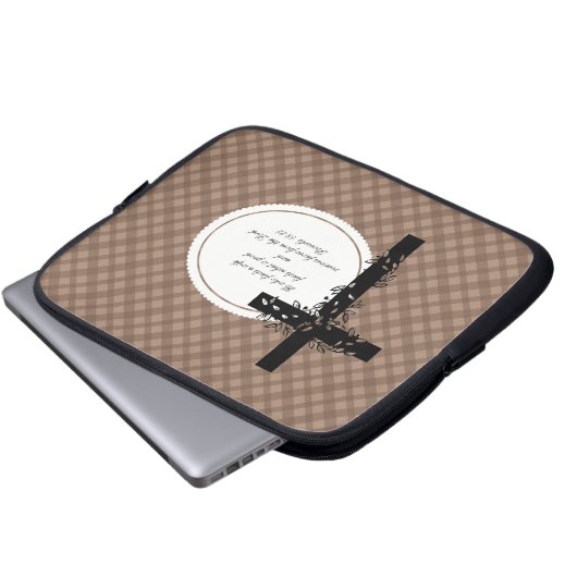 Sprichwörter 18:22 Notebook- oder Netbook Carrier Laptopschutzhülle (Vorne Knopf)