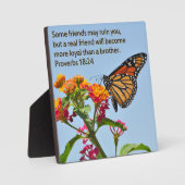 Sprichwörter 18:24 fotoplatte (Vorderseite)