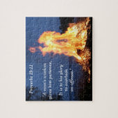 Sprichwörter 19:11 Weisheit, Vergehen zu übersehen Puzzle (Vertikal)