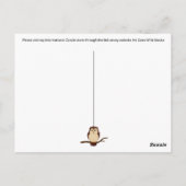 Sprichwörter 19:8 - Postkarte (Rückseite)