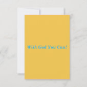 Sprichwörter 1:7 KJV Bibelschrift Pic Begrüßung Karte (Rückseite)