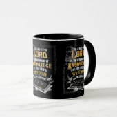 Sprichwörter 1:7 KJV Bibelverse Zwei-Tone Tasse (VorderseiteRechts)